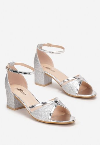 Born2Be Srebrne Sandały damskie 40 Elegancki na Arena.pl