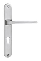 KLAMKA DRZWIOWA FEBE 72MM NA WKŁADKĘ KOLOR NIKIEL