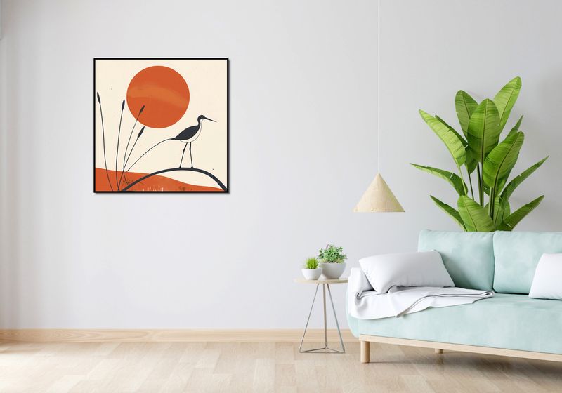 Plakat 80x80cm Ciepło Zachodów zdjęcie 4