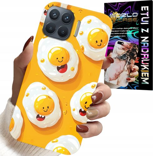 ETUI DO OPPO RENO 4 LITE - SŁODKIE UŚMIECHNIĘTE JAJKA CASE + FOLIA na Arena.pl