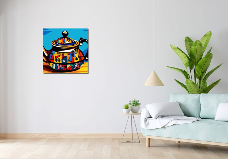 Obraz 60x60cm Może Herbatki? zdjęcie 2