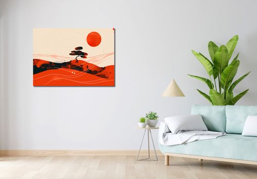 Obraz 100x70cm Czerwone Pustynne Pejzaże na Arena.pl