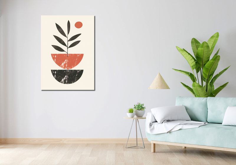 Obraz 70x100cm Roślinna Sztuka zdjęcie 2