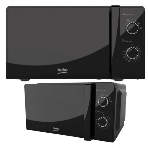 Kuchenka mikrofalowa CZARNA wolnostojąca BEKO 700W 20l MIKROFALÓWKA na Arena.pl