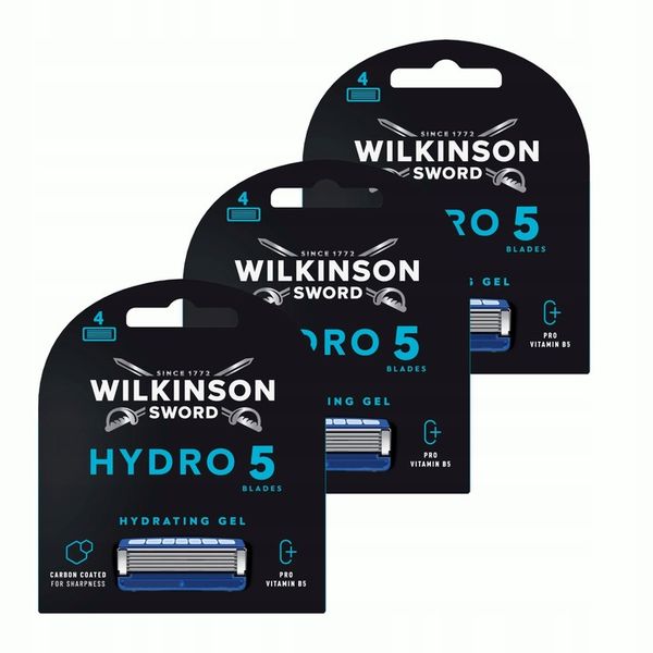 Wilkinson Hydro 5 Regular do golenia 4 wkłady x3 zdjęcie 1