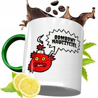 Kubek Zielony Dla Nauczyciela Na Dzień Nauczyciela Z Nadrukiem Ze Zdjęciem