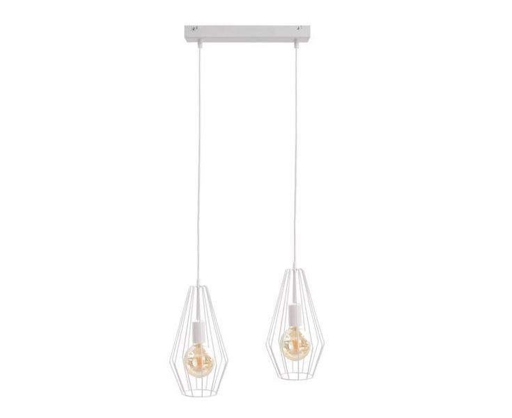 Lampa wisząca 2xE27 LEX WHITE zdjęcie 1