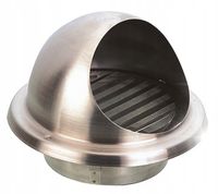 Wyrzutnia ścienna nierdzewna UVLA 160mm Czerpnia