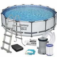 Basen stelażowy ogrodowy 457 x 107 cm 11w1 Bestway 56488 Basen stelażowy ogrodowy 457 x 107 cm 11w1 Bestway 56488