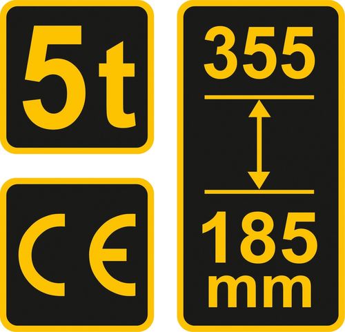 podnośnik hydrauliczny słupkowy 5t - w-80032 na Arena.pl