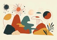 Plakat 70x50cm Kosmos Barw