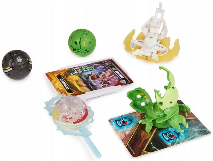 BAKUGAN BATTLE PACK FIGURKI DO GRY SPECIAL ATTACK BRUISER OCTOGAN 5-PAK zdjęcie 5