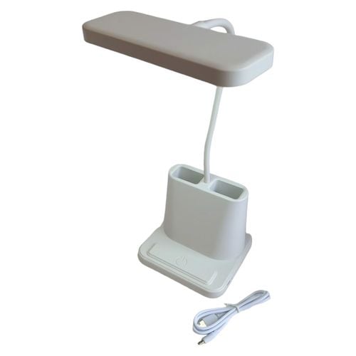 Lampka biurkowa LED USB z przybornikiem Ściemniana na Arena.pl