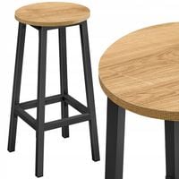 KRZESŁO DO KUCHNI WYSOKIE HOKER BAROWY KUCHENNY STOŁEK TABORET