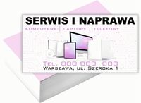 Wizytówki firmowe 100szt WIELE RÓŻNYCH WZORÓW do wyboru SERWIS KOMPUTEROWY