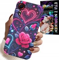 ETUI DO SAMSUNG GALAXY XCOVER 7 - SERCE, RÓŻA, NASTOLETNIE CASE + SZKŁO