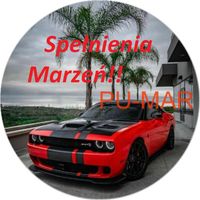 Opłatek na tort Mustang Ford Auto Samochód Logo Fura