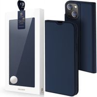 dux ducis skin pro kabura etui pokrowiec z klapką iphone 14 plus niebieski