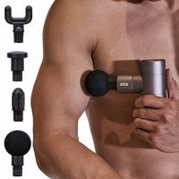 Aluminiowy pistolet do masażu Kica 4 głowice cellulit zakwasy