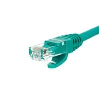 Patchcord RJ45, Netrack osłonka zalewana, kat. 5e UTP, 15m zielony