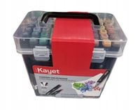 Dwustronne Promarkery Markery permanentne alkoholowe w wiaderku 60 szt.