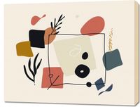 Obraz 90x70cm Abstrakcyjny Dialog