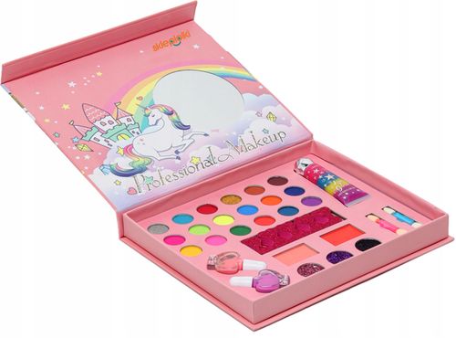 ZESTAW KOSMETYKÓW DLA DZIECI PALETKA MAKEUP KOSMETYKI DO MALOWANIA CIENIE na Arena.pl