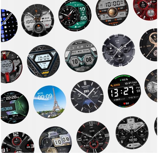 Smartwatch niktrade 17121885 czarny zdjęcie 8