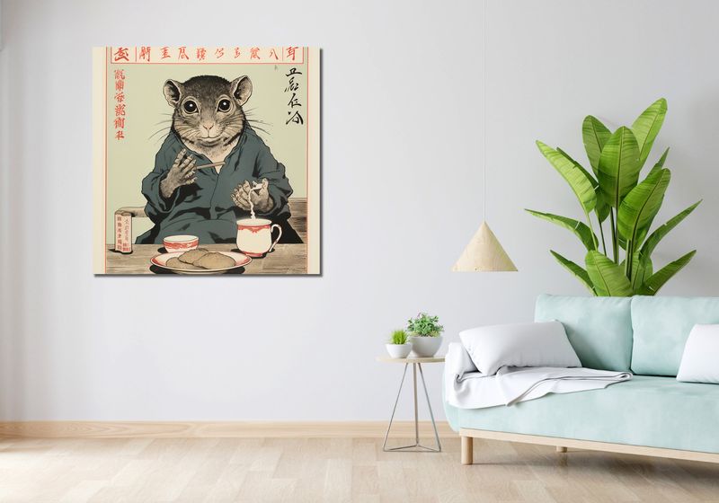 Obraz 100x100cm Ceremonia Gryska zdjęcie 2