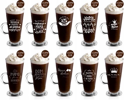 Szklanka latte z grawerem PREZENT dla faceta męża na Arena.pl