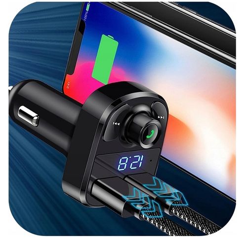 BASEUS TRANSMITER ADAPTER ŁADOWARKA BLUETOOTH FM MICRO SD DO AUTA na Arena.pl