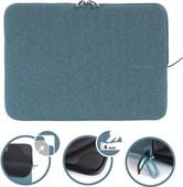 etui tucano neoprenowa skórka bfm1314-z na laptopy 13" oraz 14'' morski