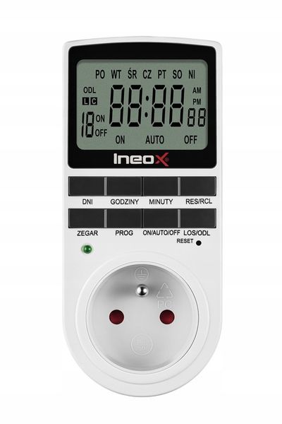 Programator Czasowy Włącznik Wyłącznik Ineox PC-02 zdjęcie 2