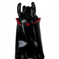 condomerie black tower xl - artystycznie malowana prezerwatywa xl