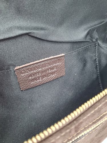 Vera Pelle torebka nerka skóra naturalna zamszowa brązowa czekoladowa zamsz na Arena.pl