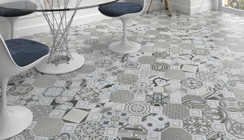 #płytki patchwork geotiles flow 60x60 tanio# na Arena.pl