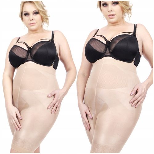 Orirose WYSOKIE Majtki mocno WYSZCZUPLAJĄCE brzuch MODELUJĄCE uda SIZE PLUS na Arena.pl