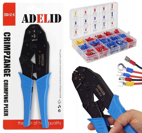 SZCZYPCE ZACISKARKA ZESTAW TULEJEK KONEKTORÓW 300 na Arena.pl