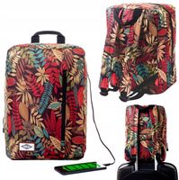 Plecak bagaż podręczny do samolotu USB 40x30x20 + kłódka GRATIS