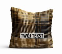 Poduszka Dekoracyjna KRATA  z Twoim napisem KR19