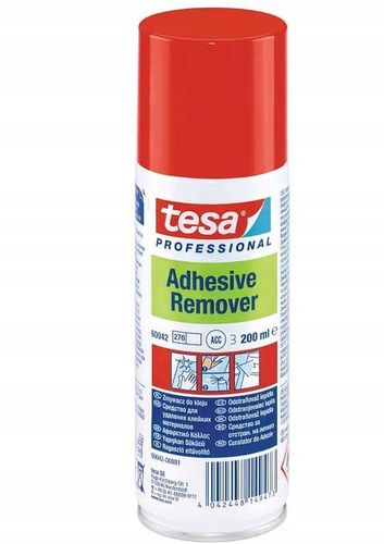 TESA Środek zmywacz w sprayu do usuwania kleju etykiet naklejek taśmy 200ml na Arena.pl