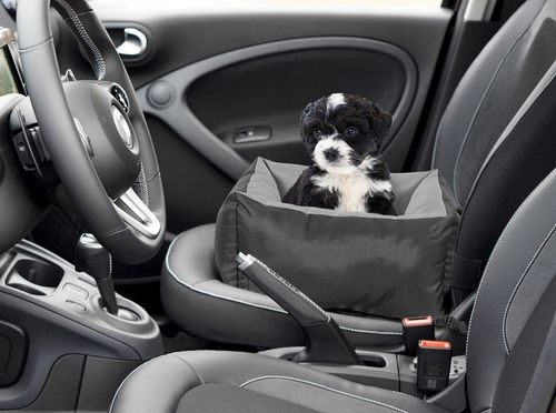 Transporter Samochodowy 55x55 cm Wodoodporny Szary dla Psa Kota na Arena.pl