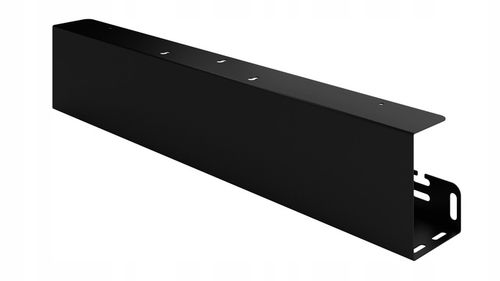 Organizer Uchwyt Maskownica do Kabli pod Biurko 59 cm Metal Czarny Stalflex na Arena.pl