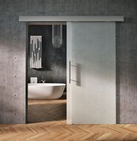 Drzwi szklane przesuwne design-lux matowe