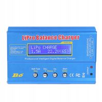 ŁADOWARKA BALANSER LCD DO AKUMULATORÓW LIPO LIION LIFE NICD NIMH PB 80W