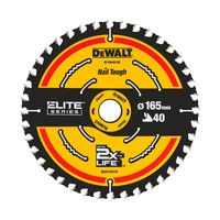 piła tarczowa do drewna elite 165*20mm 40 zębów - dw dt10640