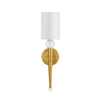 Lampa ścienna DAMA złota 52 cm