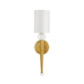 Lampa ścienna DAMA złota 52 cm