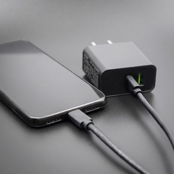 Qoltec Kabel USB 2.0 typ C męski | USB 2.0 typ C męski | 2m | Czarny zdjęcie 4