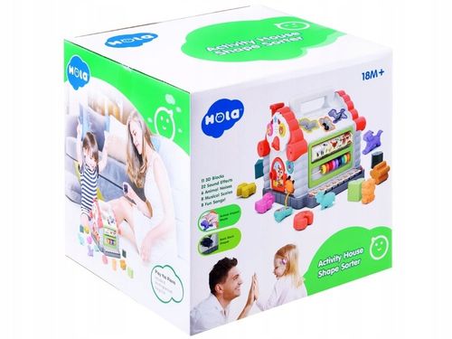 Interaktywny domek sorter Hola ZA3518 18 m + na Arena.pl